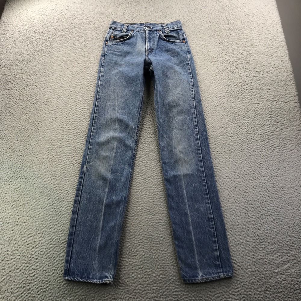 Vintage Levis Jeans Womens 26x34 Blue Student Orange Tab faded  Made In USA